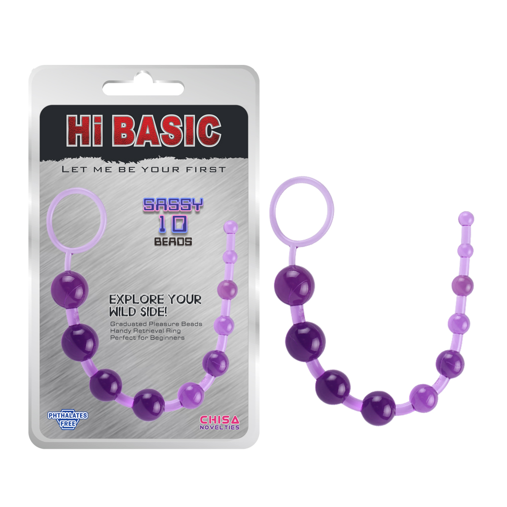 SASSY Anal Beads-Purple