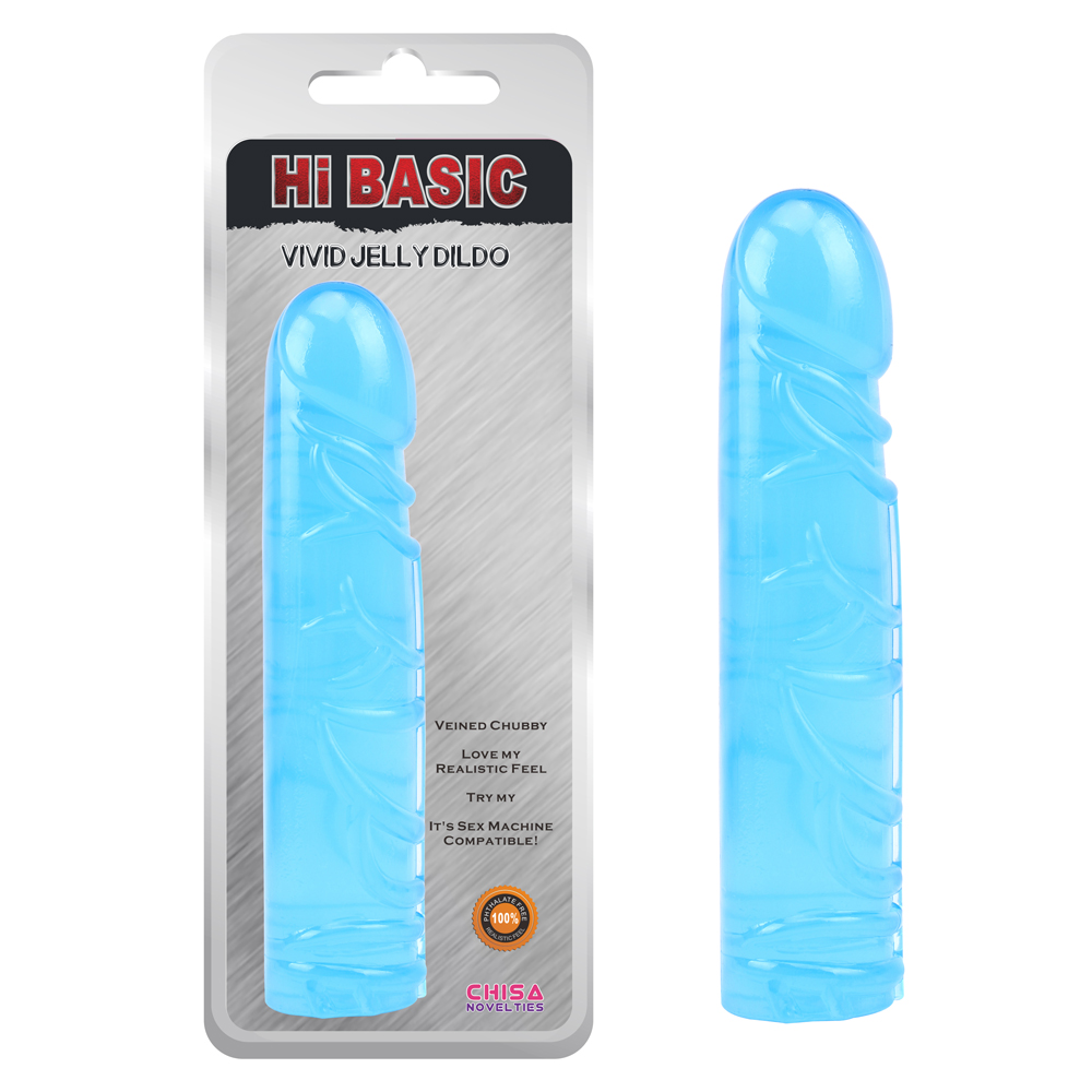 Vivid Jelly Dildo-Blue