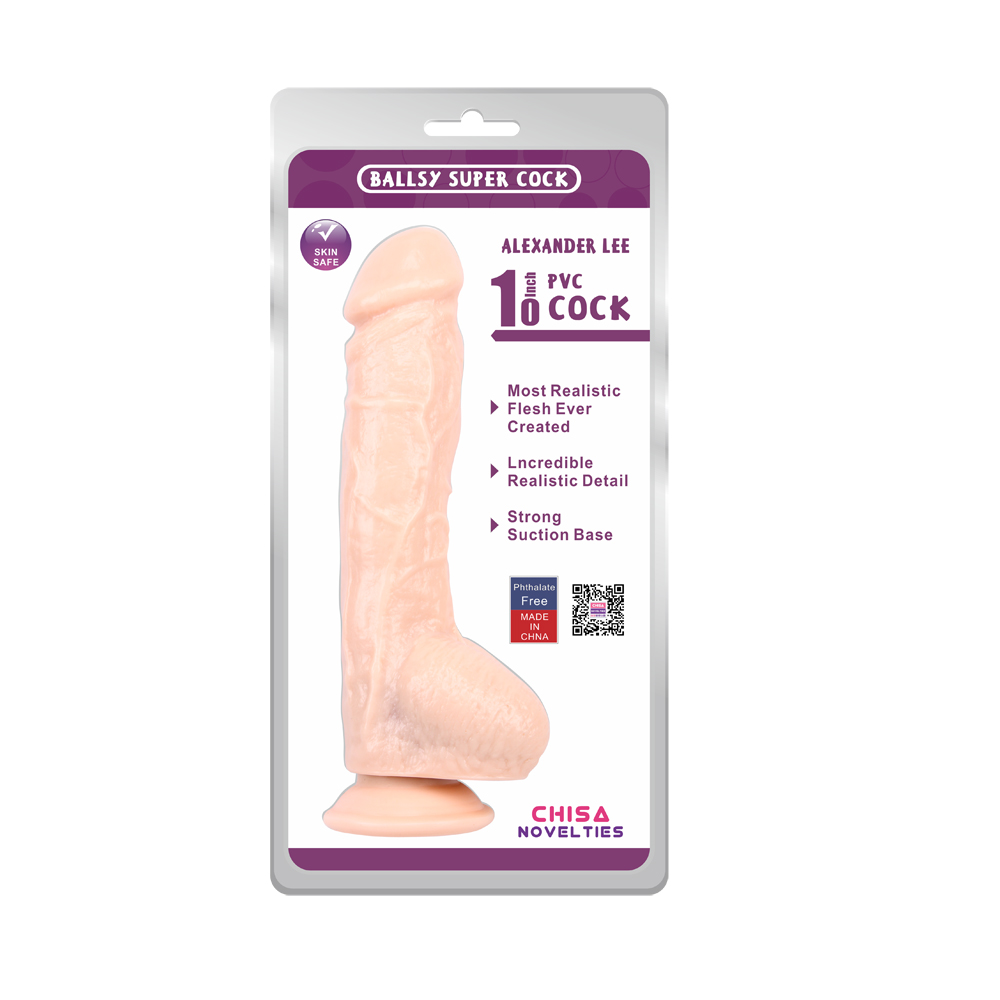 Alexander Lee 10'' Dildo - Flesh