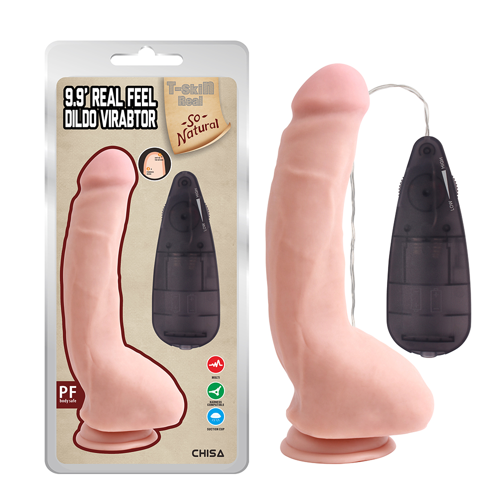 9.9’ Real Feel Dildo Virabtor-Flesh