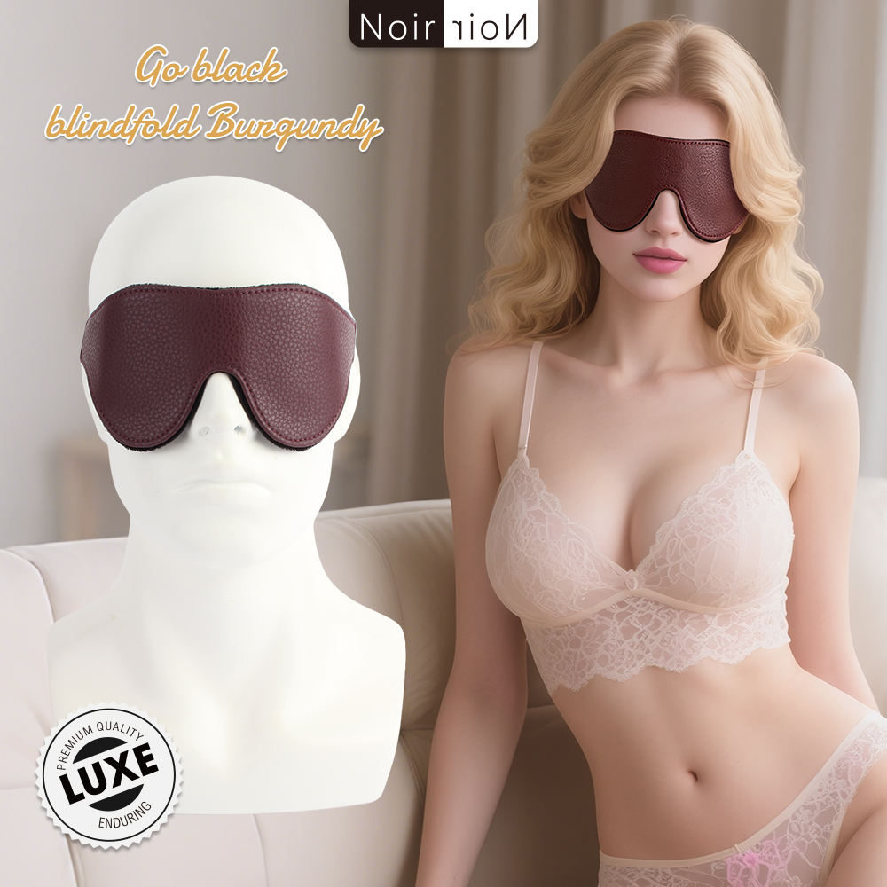Go black blindfold Burgundy